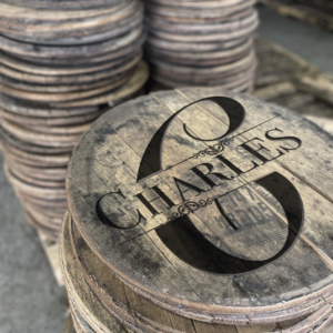 Personalized and Custom Whiskey Barrel Heads
