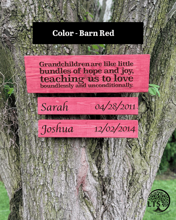 Parents Personalized Wooden Sign - Image 4